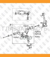 ����� ������� ������ �����/������ Toyota Land Cruiser 200 2007- FK0952 ����