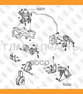 ����� ��������� ����� Toyota Corolla/Allex/Wish 00- FL0386 ����