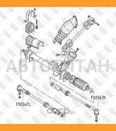 ���������� ������� ���� ������ VW Golf/Jetta/Vento/Passat 84- FS0567R ����