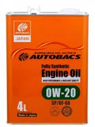Autobacs. 0W-20, �������������, 4��. ����
