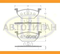 ������� ��������� �������� ������� ��� AUDI A3 1.6-1.9TD 96-03. Skoda Octavia 1.4/1.6 96- GBP063300 ����