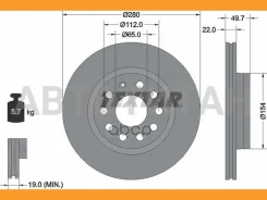 ���� ��������� AUDI A3/VW GOLF V, Caddy 2003 � ��������� PRO+ 422210, 522210, 24032202101, 24012202101, 54207, 54207PRO, 186754, 986479098, 0986479098...