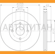 ���� ��������� Toyota Corolla (E12) 2.0 04- 92226300 ����