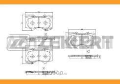 ������� ����. ����. ����� Mitsubishi Pajero IV 06- Toyota Hilux (N0) 00- LC Pra BS2241 ����