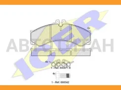 ������� �������� �������� MB Sprinter 408D/410D/412D 96, VW LT46 2.3i-2.8TDi 96 29076, 607909, 13046079092, GDB1288, 573504B, 2907609560, P50028, LP10...
