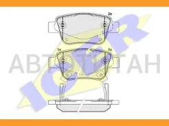 ������� �������� ������ Toyota Avensis 1.6i-2.4 D-4D 03 181688 181688 ����