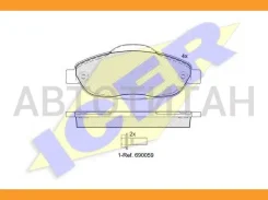 ������� ����. ���. Peugeot 308 1.4/1.6/CC/SW 09/07- 3008 06/09- 181851 ����