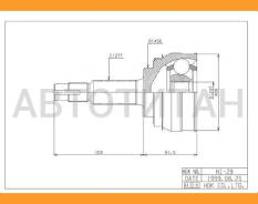 ���� (�������/ �����) Nissan Almera 95-00 / Primera 90-02 / Serena 91-01 / Avenir 98-05 [NI029], �������� NI029 ����