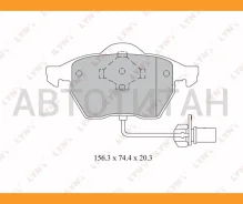 ������� ��������� �������� VW Sharan 1.8-2.8 95-10, FORD Galaxy 1.9D-2.3 95-06, SEAT Alhambra 1.8-2.8 96-08 BD3024 ����