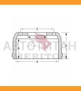 ������� ��������� 410x180/187 H=232 d=298/335 n10x23 MAN F2000/90/M2000/90/TGA [MBD1107] MBD1107 ����