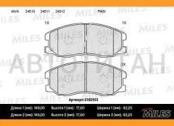 ������� ��������� �������� Chevrolet Captiva, OPEL Antara 06- Semi-Metallic Miles E100103 E100103 ����