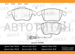 ������� ��������� �������� (� ��������) (����� Semi-Metallic) (AUDI Q3 (8U), VW Sharan (7N), Tiguan (5N_ (TRW GDB1762) E100186 E100186 ����