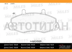 ������� ��������� �������� (����� Semi-Metallic) FORD Transit R14 91-00 (TRW GDB1084) E100415 E100415 ����