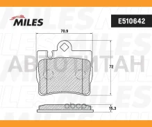 ������� ��������� ������ (����� Ceramic ����� PRO) Mercedes W220 S320-S600 9805/C215 AMG (TRW GDB1455) E510642 E510642 ����