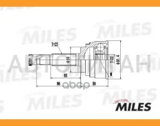 ���� �������� Mitsubishi Galant/COLT/Lancer 1.3/1.8 87-96 (GKN 301982) GA20263 [GA20263] GA20263 ����