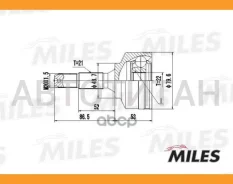 ���� �������� Peugeot 206 1.1-1.6 98- (GKN 303473) GA20370 GA20370 ����