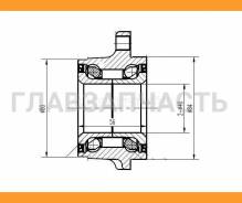 ����������� ������ Subaru Legacy BE# 4WD NTN HUB17514 HUB17514 ����