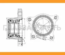 ����������� ������/��� Toyota Prado #RJ12#/SURF #RN21# NSK 44BWK02R 44BWK02R ����