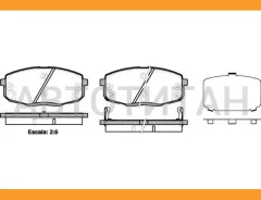������� �������� � Hyundai I30, Kia Ceed 1.4i-2.0CRDi 06/Carens 02 1038 12 [581011HA00] 103812 ����