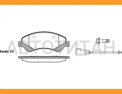 ������� ����. ���. /���. FORD Transit 2.2TDCi/2.4TDCi/2.3 07/06- PCA125102, BPM125102, 24485, 1554523, 6C112K021BB, 1721086, 6C112K021BE, 6C112K021BD...