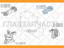 ����� ��������� ������ Honda Civic FD 2006-2012 2517225SX ����