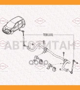 ���� ������������� �������� L/R Renault Scenic/Grand Scenic/Megane 08- TEB1101 ����