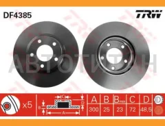 ���� ��������� ������ Mazda: 3 03-, 3 ����� 04-, 5 05- DF4385 ����