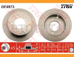 ����. ���� ���. [260x9] 5 ���. Mitsubishi Lancer/Sportback 1,5/1,8/2,0/DI-D 01/08- 8DD355117071, 8DD355119181, 55274, 92227403, 92227400, BS7215, J331...