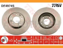 ���� ��������� ������ Mazda: 6 (GH) 07-, 6 ��������� ������ ����� (GH) 07-, 6 ��������� (GH) 08- DF4974S ����