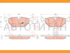 ������� ����. ���. BMW E46/E36 316i-328i GDB1344 ����