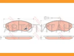 ������� ����. ���. Citroen Jumper 2.2 04/06- Peugeot Boxer 04/06- FIAT Ducato 01/07- GDB1681 ����