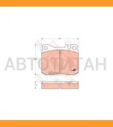 ������� ����. ���. Mercedes W123 2.0-5.0 5/71-12/85 29581, 20392, 30089, 8DB355005461, 8DB355017461, 13046090282, 13046060312, 13046060302, T4135, T41...