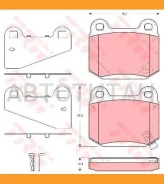 ������� ����. ���. Mitsubishi Lancer VI (CK/P_A) 03/04- - Subaru Impreza (GD, GG) 11/01- TRW GDB3350 GDB3350 ����