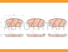 ������� �������� �������� Hyundai i40 1.6/2.0/1.7CRDi 11 GDB3530 GDB3530 ����