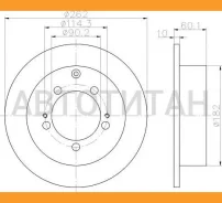 ���� ��������� ������Mitsubishi SpaceRunner2.0/2.4GDi 99/Outlander 03-07 24011007041, 410704, 54361, 986479603, 0986479603, 92136100, 562781JC, J33150...