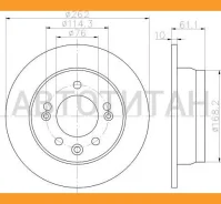 ���� ��������� ������ Kia Ceed, Hyundai i30 1.4-2.0/1.6 CRDi 06 410332, 24011003321, 54617, 197123, 986479508, 0986479508, 92161700, 562553JC, 562553B...