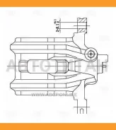 ������� ����. ��� �/� Honda Accord VIII (08-) ���. ���. d38 (CF 190607) CF190607 ����