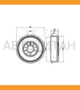 ������� ��������� Ford Fiesta VI (08-) d=200 TF217390 ����