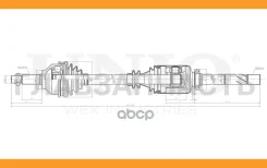 ������ � ����� �������� ������ Renault Trafic III 01-, Opel Vivaro A 01- (����) CVJ10026 ����