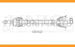 ������ � ����� �������� ����� Renault Clio I, II 90-, Kangoo 97-, Twingo 93- (����) CVJ10051 ����