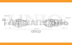 ������ � ����� �������� ����� Renault Duster 11-, Kaptur 16-, Dacia Duster I, II 10- (����) CVJ10075 ����
