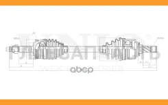 ������ � ����� �������� ����� Opel Corsa C 00-, Combo C 01-, Tigra B 04- (����/����) CVJ10070 ����