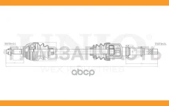 ������ � ����� �������� ������ Renault Logan 07-, Clio III 05-, Modus 04- (����) CVJ10135 ����