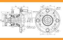 ������� ������ (� ABS) Hyundai Sonata IV 99-, Kia Magentis 01- HUB20013 ����