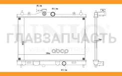 �������� ���������� ��������� Nissan Tiida (C11, SC11) 07- RAD10057 ����