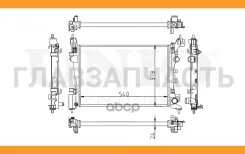 �������� ���������� ��������� Opel Corsa D 06-, Fiat Grande Punto (199) 08- RAD10120 ����
