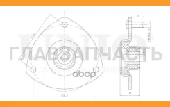 ����� ������������ �������� ����� Honda Civic VI-VIII 98-, CR-V II 02-, Stream 01- RMP13089 ����