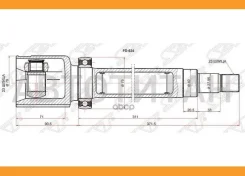���� (�������/ ������/ �����) Ford Focus 04-11 / C-MAX 03-10 [FD624], ������ �������� FD624 ����