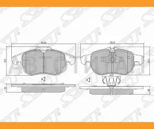 ������� ��������� (�������) Citroen C5 08-17 / Opel Astra 04-13 / Corsa 06-11 / Zafira 05-14 / Fiat SAT ST1605098, �������� ST1605098 ����