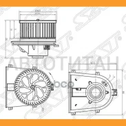 ����� ��������� ������ (����� ����) Audi A3 96-03 / Skoda Octavia 96-13 SAT ST1J1819021C ST1J1819021C ����
